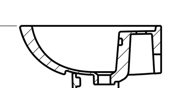 ALİZE LAVABO 50X60cm TURASER - Resim 4