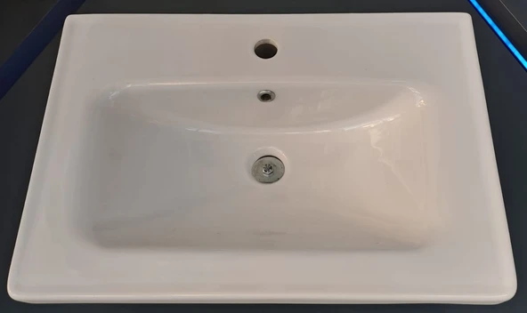 SAFİR ETEJERLİ LAVABO 65cm TURAVİT ürün görseli 1