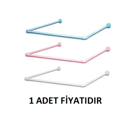 BANYO PERDESİ BORUSU KÖŞELİ ( 1 ADET FİYATIDIR ) ürün görseli 1