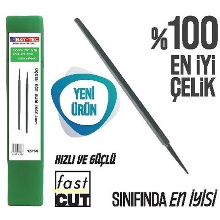 BAY-TEC MK0902 ÜÇGEN EĞE SLİM İNCE 5 mm ( 1 ADET FİYATIDIR ) ürün görseli 1