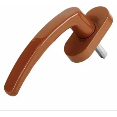 ALÜMİNYUM PENCERE KOLU - KAPI KOLU RENKLİ (AÇIK KAHVE) ürün görseli 1