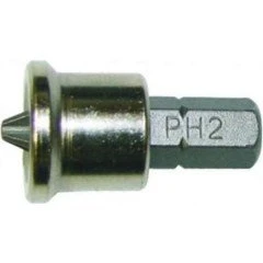PH2 x 25 mm ŞAPKALI BİTS YILDIZ UÇ - MATKAP VİDA SIKMA UCU ürün görseli 1