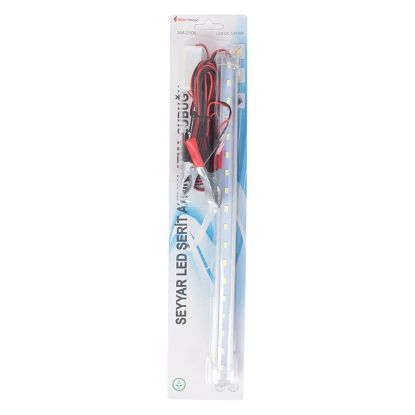 SEYYAR LED ŞERİT AYDINLATMA ÇUBUĞU ( 12 VOLT ) SM-2100 - 12 VOLT AKÜ UYUMLU ürün görseli 1