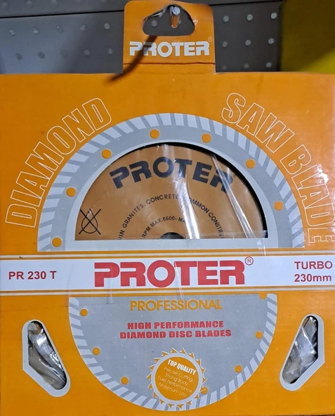 PROTER PR 230 T TURBO ELMAS KESİCİ TESTERE ( 230 x 2.4 x 7.0 x 22.23 mm ) ( PROTER ) ürün görseli 1