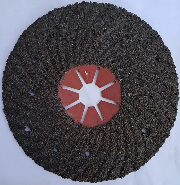 180 x 22 mm 80M/S DELİKLİ FİBER DİSK ZIMPARASI 7x7/8 ürün görseli 1