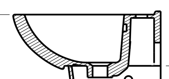 POLO LAVABO 45X55cm TURASER - Resim 5