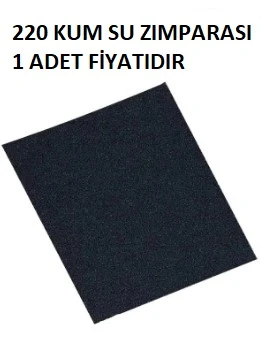 220 KUM SU ZIMPARASI EKONOMİK - KAĞIT ZIMPARA ( 1 ADET FİYATIDIR ) ürün görseli 1
