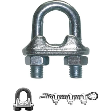 ÇELİK HALAT KLEMENSİ 6 mm ürün görseli 1