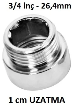 KROM UZATMA 3/4" 1 cm ürün görseli 1