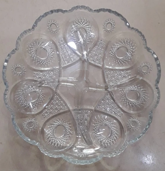 GHAZAL AYAKSIZ CAM ÇEREZLİK ÇAP : 21cm (GHAZAL) ürün görseli 1