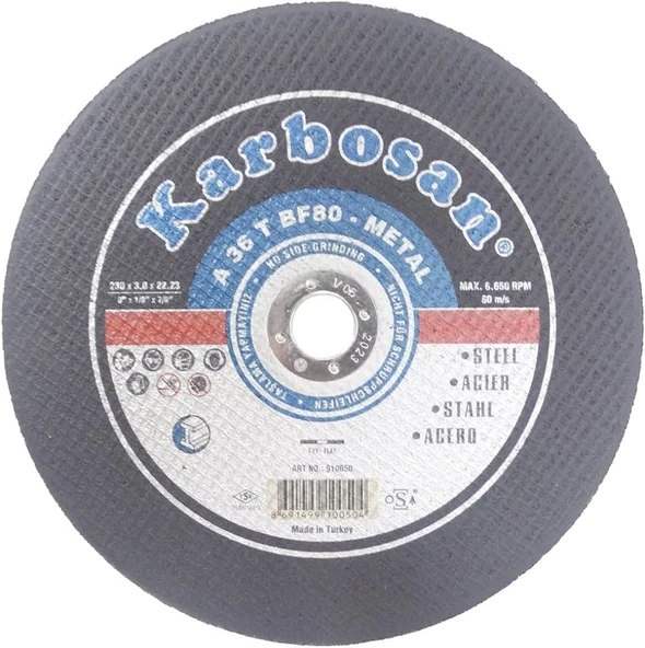 230 LUK METAL KESİCİ ( KARBOSAN ) 230 mm ürün görseli 1