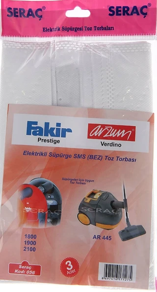ELEKTRİKLİ SÜPÜRGE TOZ TORBASI KOD 056 ürün görseli 1