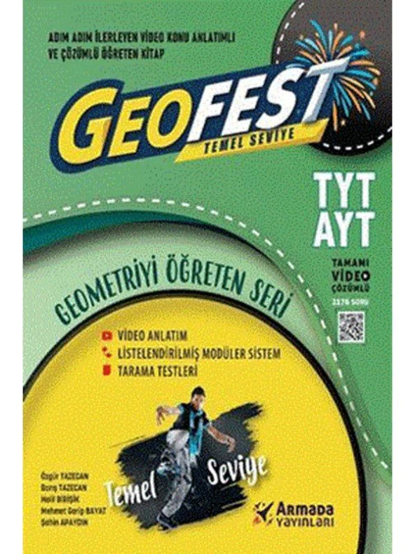 ARMADA YKS TYT AYT GEOFEST TEMEL SEVİYE SORU KİTABI *YENİ* ürün görseli 1