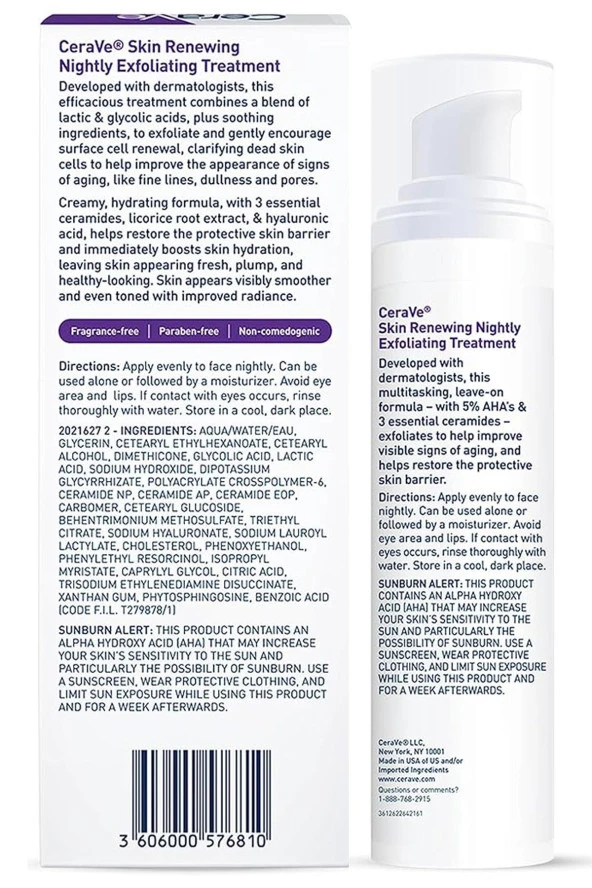 CeraVe Skin Renewing Gece Peeling Bakımı 50ML - Resim 2