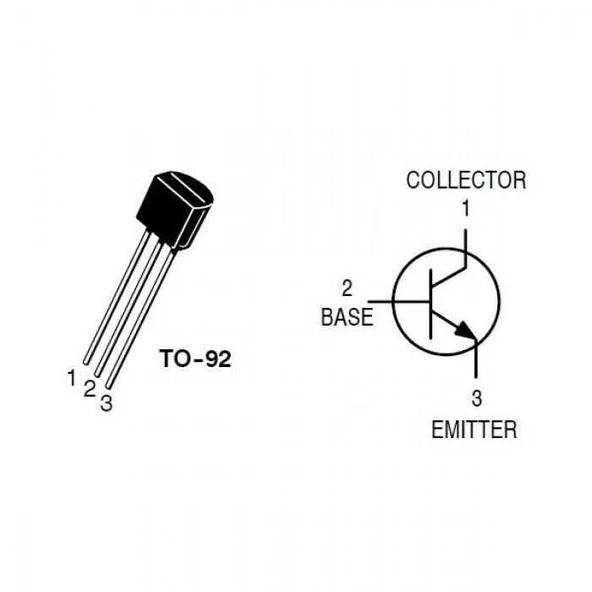 10 Adet BC337 NPN Bipolar Junction Transistor - Resim 2