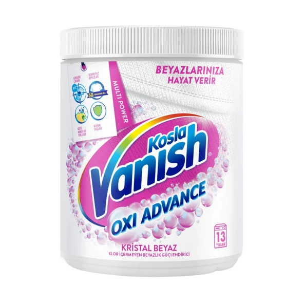 Vanish Kosla Multipower Deterjan Güçlendirici Leke Çıkarıcı Beyazlar 400 Gr ürün görseli 1