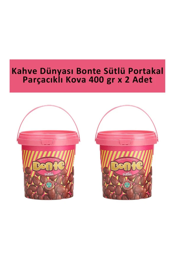 Kahve Dünyası Bonte Portakal Parçacık Kova 400 gr x 2 Adet ürün görseli 1