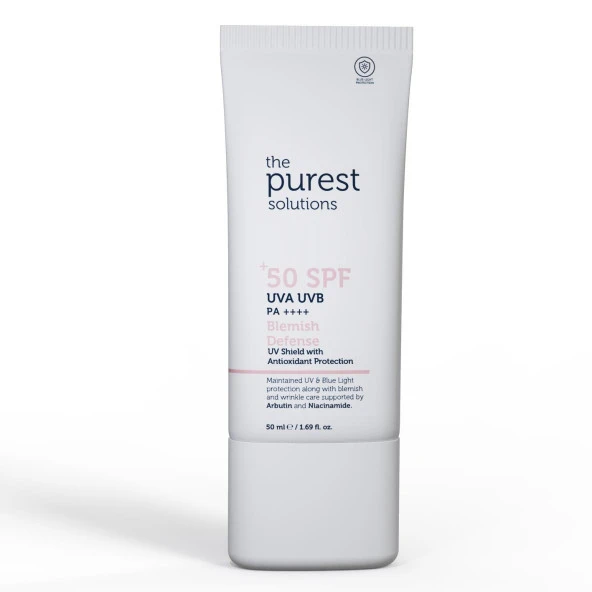 The Purest Solutions UV Shield with Antioxidant Protection Blemish Defense ürün görseli 1