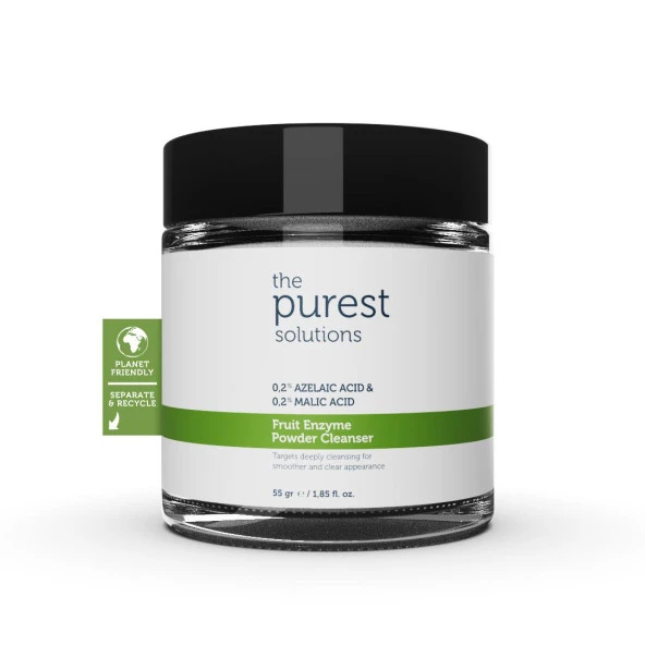 The Purest Solutions Fruit Enzyme Powder Cleanser (%0,2 Azelaic Acid & %0,2 Malic Acid) ürün görseli 1