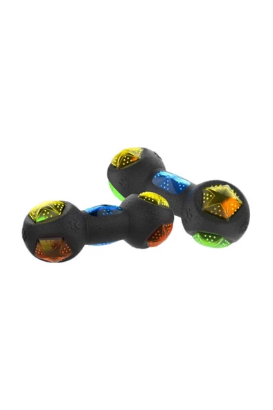 Pawise Diamond Dumbell Köpek Oyuncağı 16x6 cm Işıklı ürün görseli 1