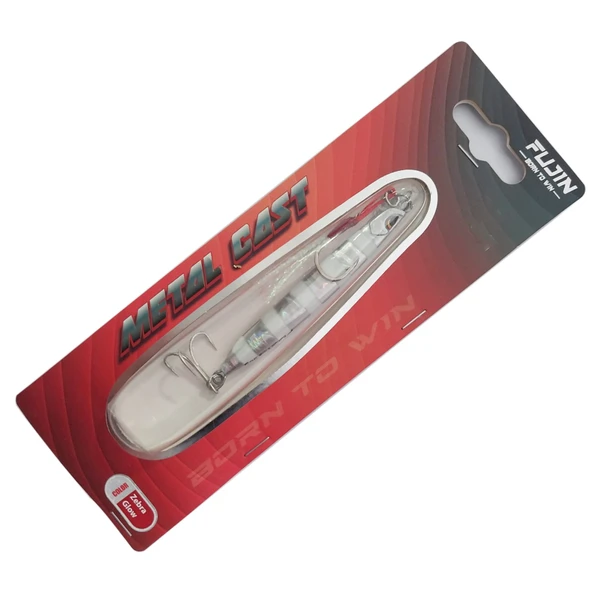 Fujin Metal Cast 60gr Shore Jig Yem  MT04 Zebra Glow ürün görseli 1