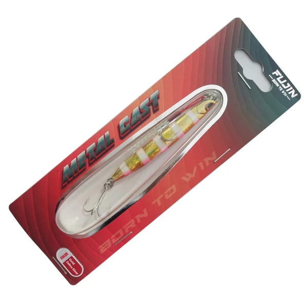 Fujin Metal Cast 60gr Shore Jig Yem  MT20 Gold Pink Zebra Glow ürün görseli 1