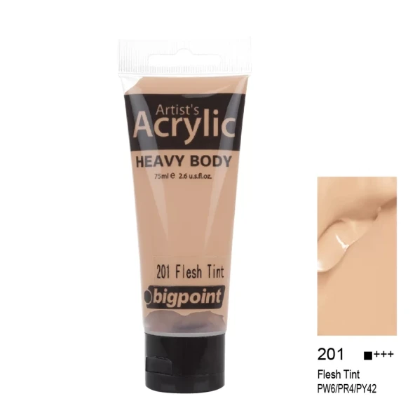 Bigpoint Akrilik Boya 75 ml Flesh Tint 201 ürün görseli 1