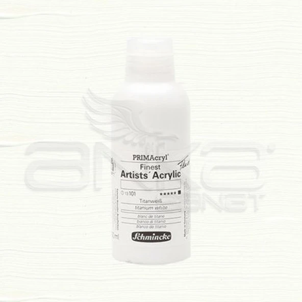 Schmincke Primacryl Akrilik Boya 250 ml Titanium White N:101 ürün görseli 1