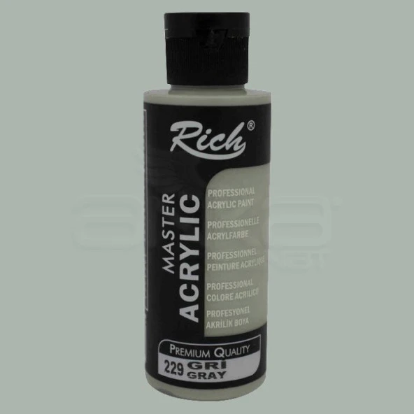 Rich Master Akrilik Boya 120ml 229 Gri ürün görseli 1