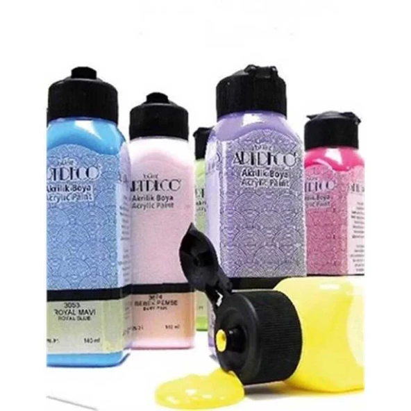 Artdeco Akrilik Boya Metalik 140 ml Gümüş ürün görseli 1