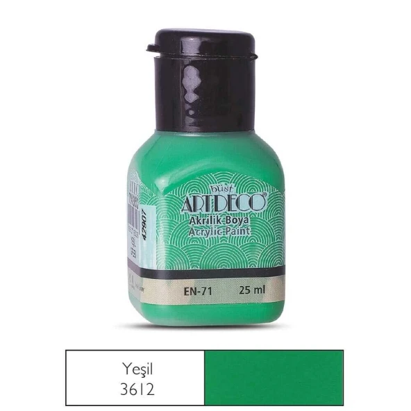 Artdeco Akrilik Boya 140 ml Yeşil - Resim 2