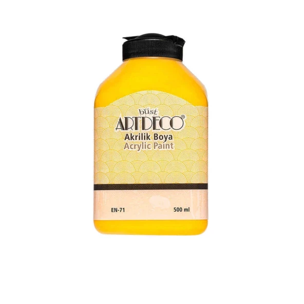 Artdeco Akrilik Boya 500 ml Sarı - Resim 2
