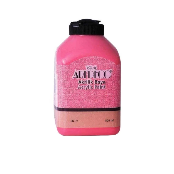 Artdeco Akrilik Boya 500 ml Pembe - Resim 2