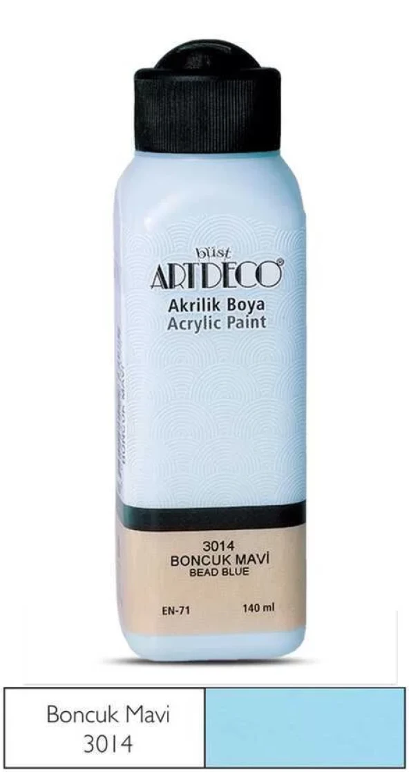 Artdeco Akrilik Boya 140 ml Boncuk Mavi ürün görseli 1