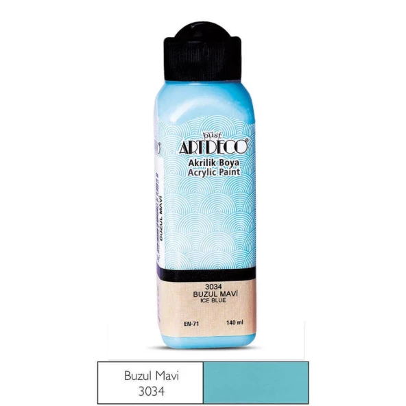 Artdeco Akrilik Boya 140 ml Buzul Mavi ürün görseli 1