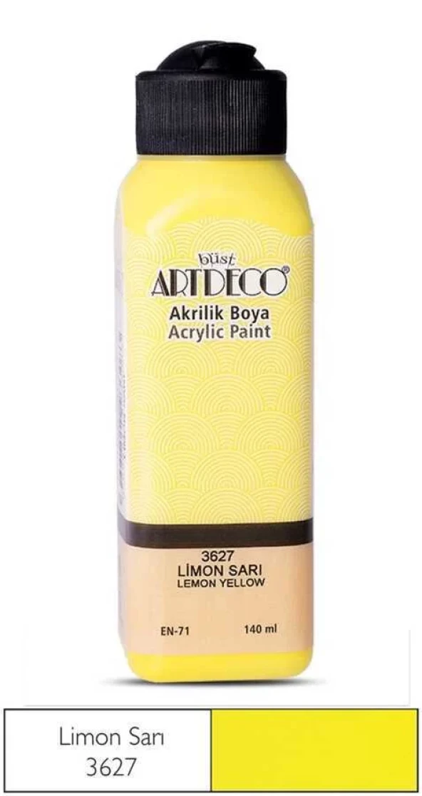 Artdeco Akrilik Boya 140 ml Limon Sarı ürün görseli 1