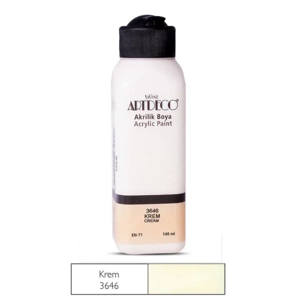 Artdeco Akrilik Boya 140 ml Krem ürün görseli 1