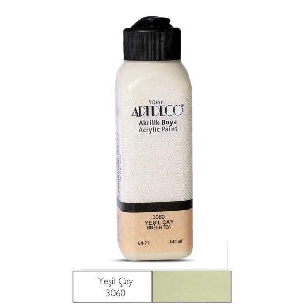 Artdeco Akrilik Boya 140 ml Yeşil Çay - Resim 2