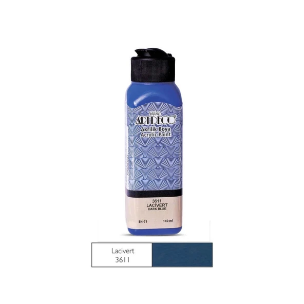 Artdeco Akrilik Boya 140 ml Lacivert - Resim 2