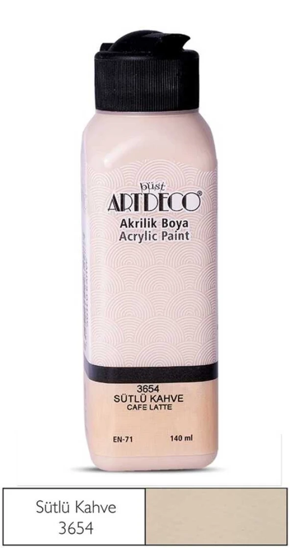 Artdeco Akrilik Boya 140 ml Sütlü Kahve - Resim 2