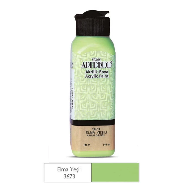 Artdeco Akrilik Boya 140 ml Elma Yeşili ürün görseli 1