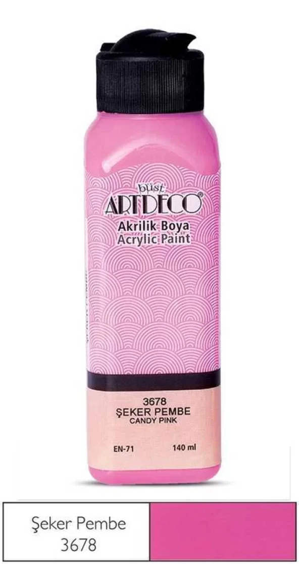 Artdeco Akrilik Boya 140 ml Şeker Pembe ürün görseli 1