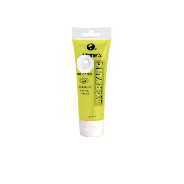 Maries Akrilik Boya 75ml Fluorescent Yellow - Resim 2