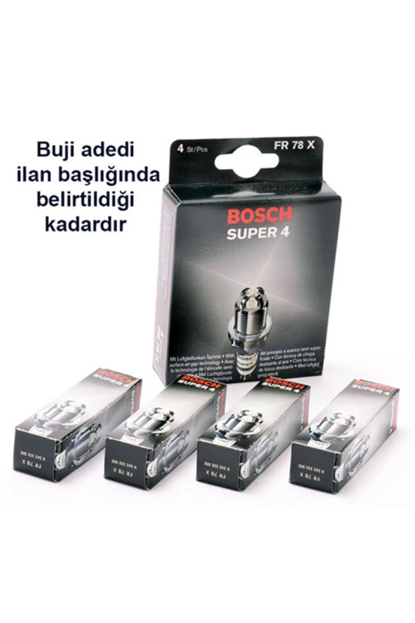 Subaru Impreza 2.5 2001-2005 4 Tırnak Buji 4 Adet ürün görseli 1