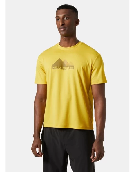 Helly Hansen Tech Graphic Erkek Tişört Sarı HHA.63088HHA348 ürün görseli 1