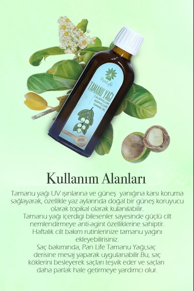 PANLIFE TAMANU YAĞI 100 ML - Resim 2