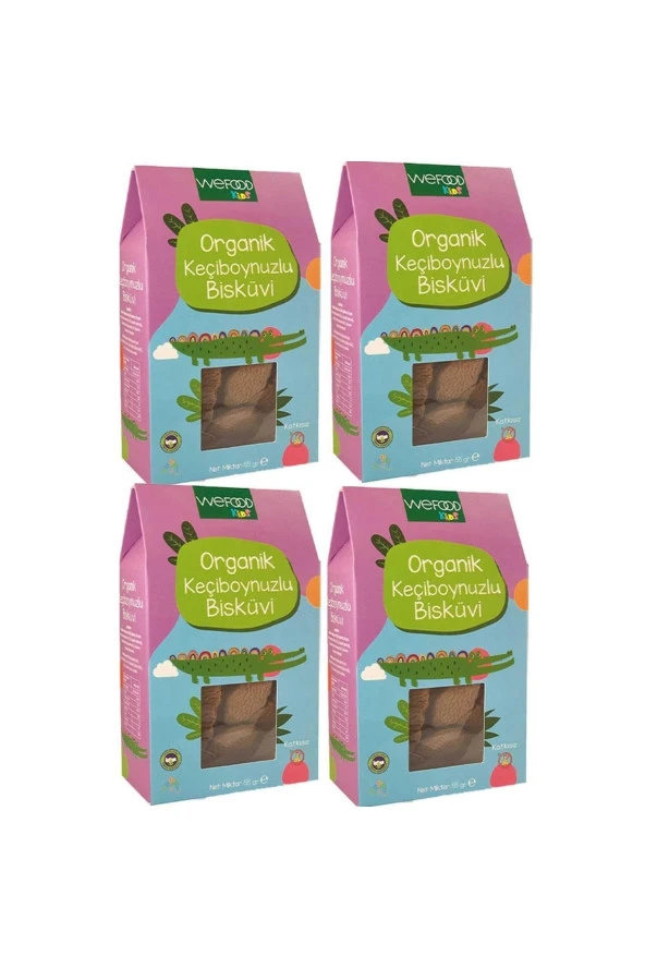 Kids Organik Keçiboynuzlu Bisküvi 4 X 55 Gr ürün görseli 1