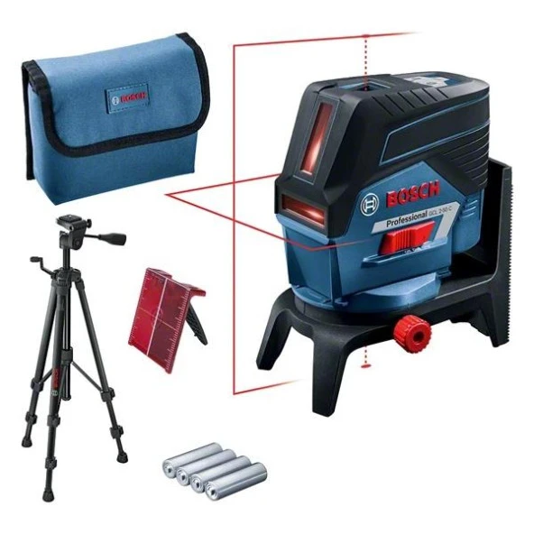 Bosch GCL 2-50C + BT150 Tripod Hizalama Lazeri ürün görseli 1