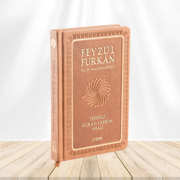 Feyzü'l Furkan Tefsirli Kur'an-ı Kerim Meali (Büyük Boy - Tefsirli Meal - Ciltli) TABA ürün görseli 1