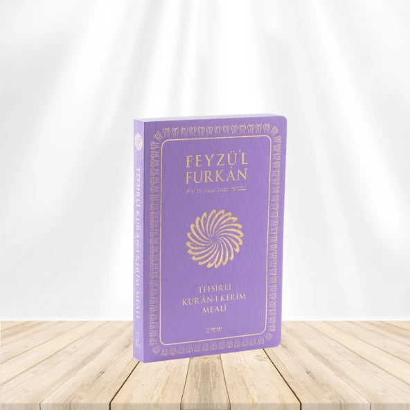 Feyzü'l Furkan Tefsirli Kur'an-ı Kerim Meali (Sempatik Cep Boy - İnce Cilt) Lila ürün görseli 1